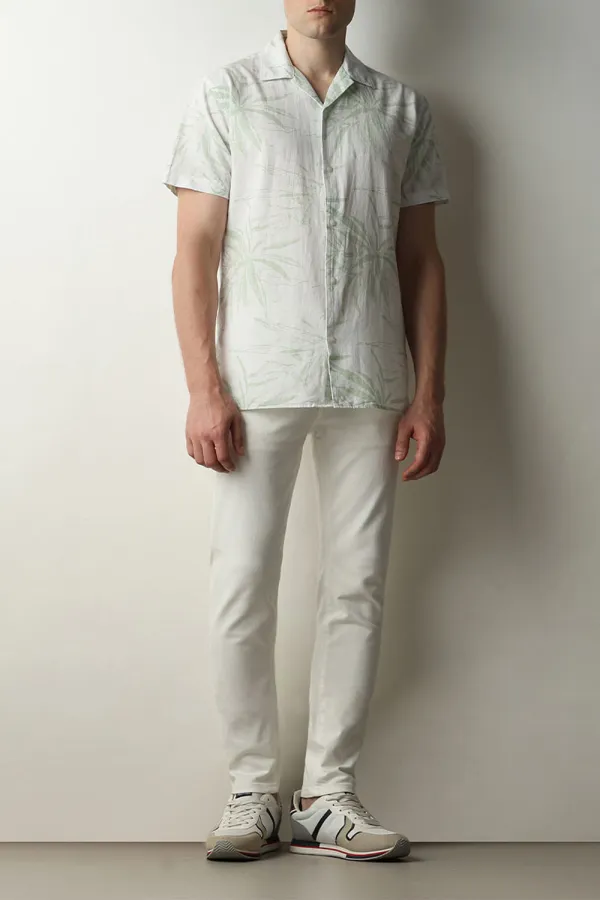 White Slim Fit Jeans