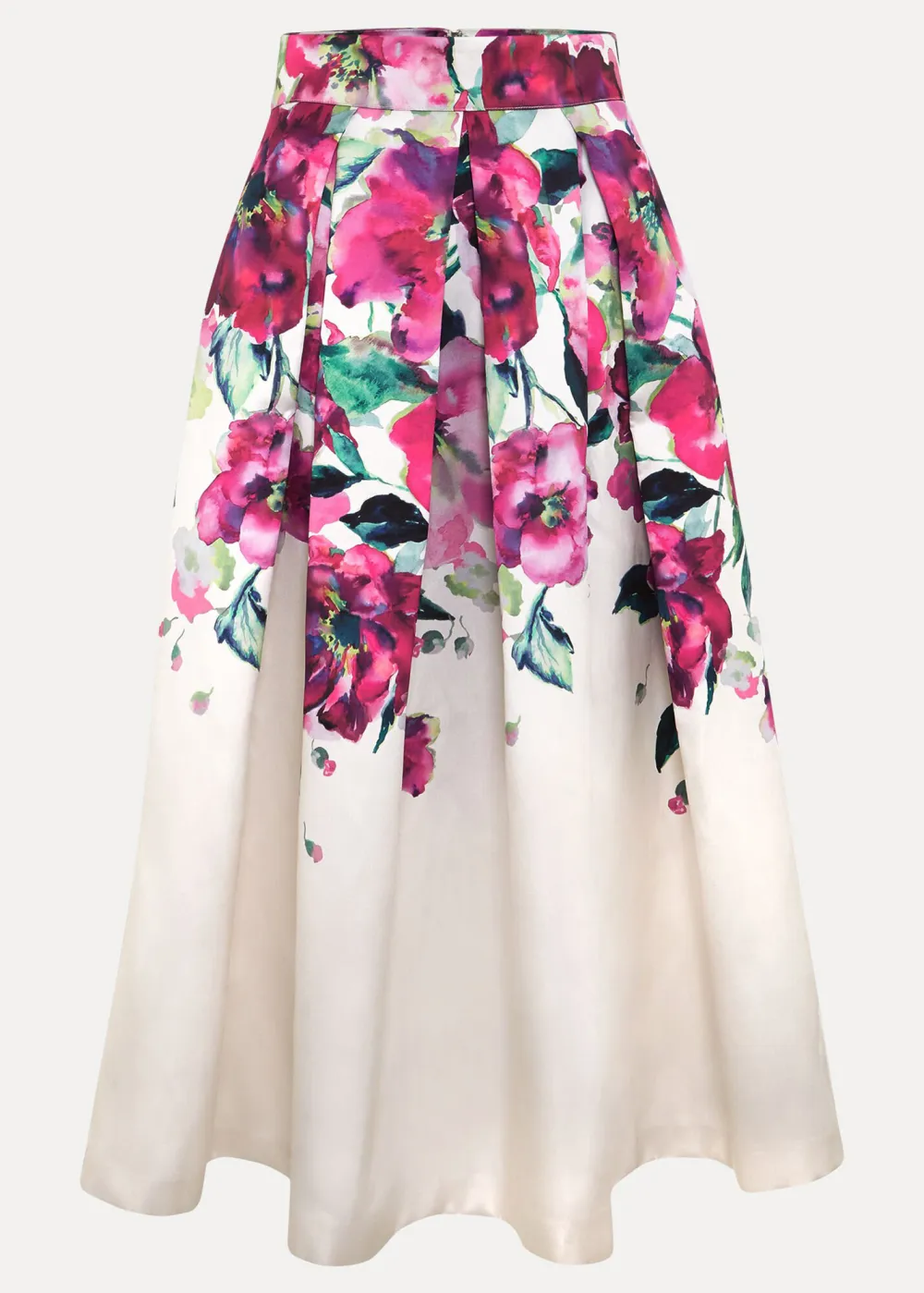 Elegant Floral Half-Dress