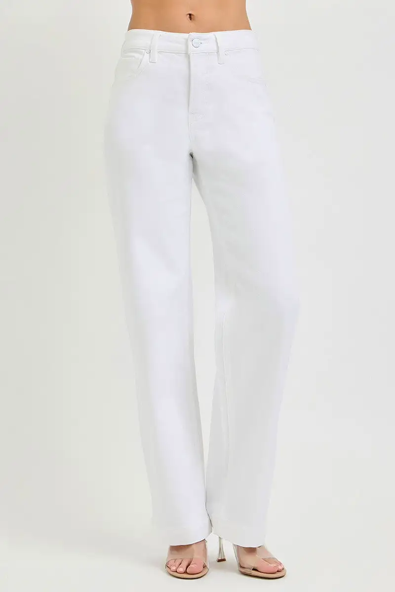 Full Size High Rise Wide Baggy Pants