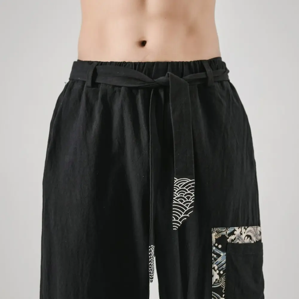 Simple Wrap Waist Pants