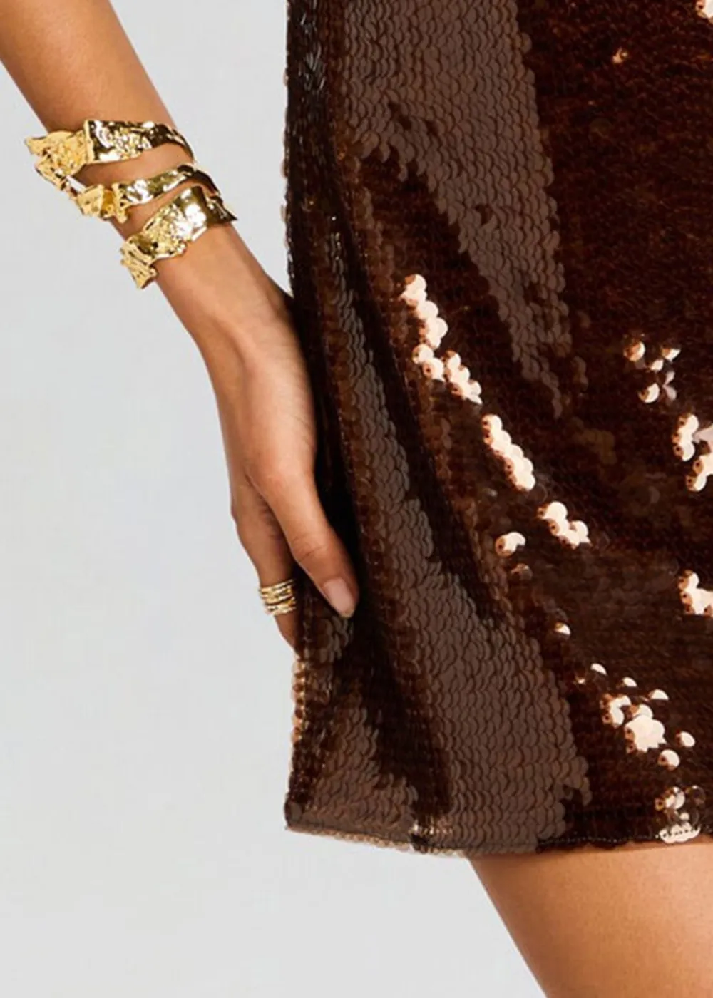 Sleeveless Sequin Dress