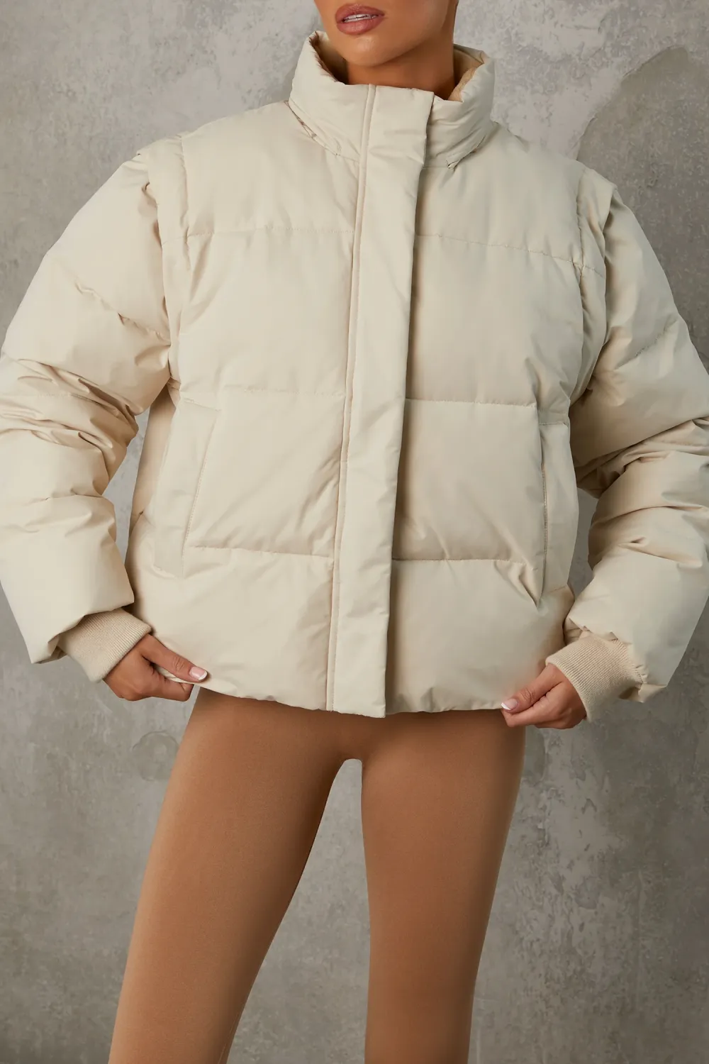 Casual And Versatile Warm Down Jacket