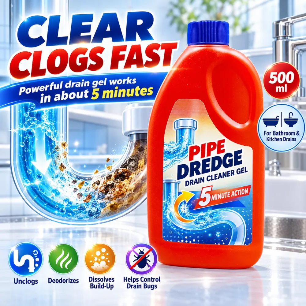 Powerful Drain Clog Remover Gel