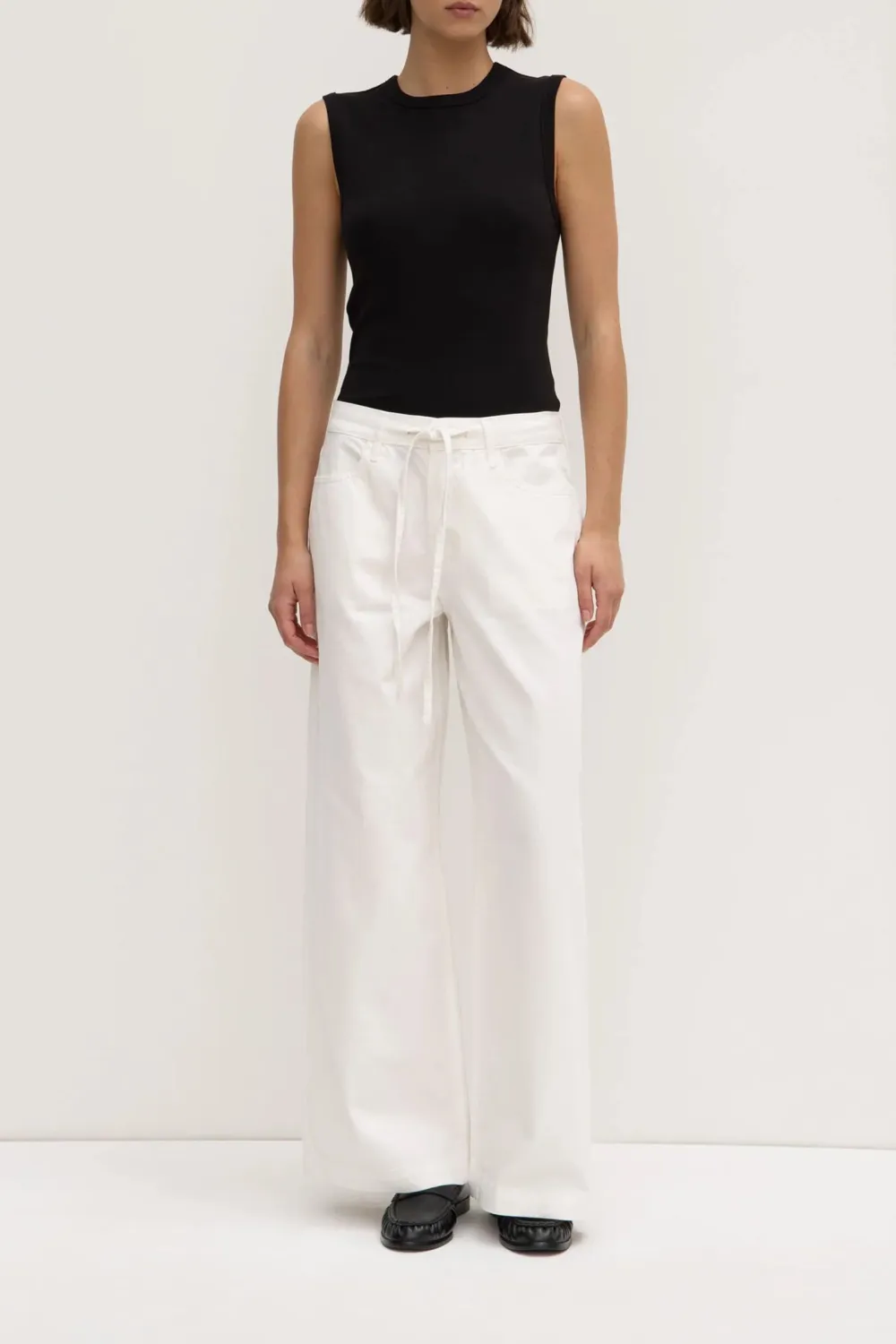 Loose Cotton Elastic Band Pants