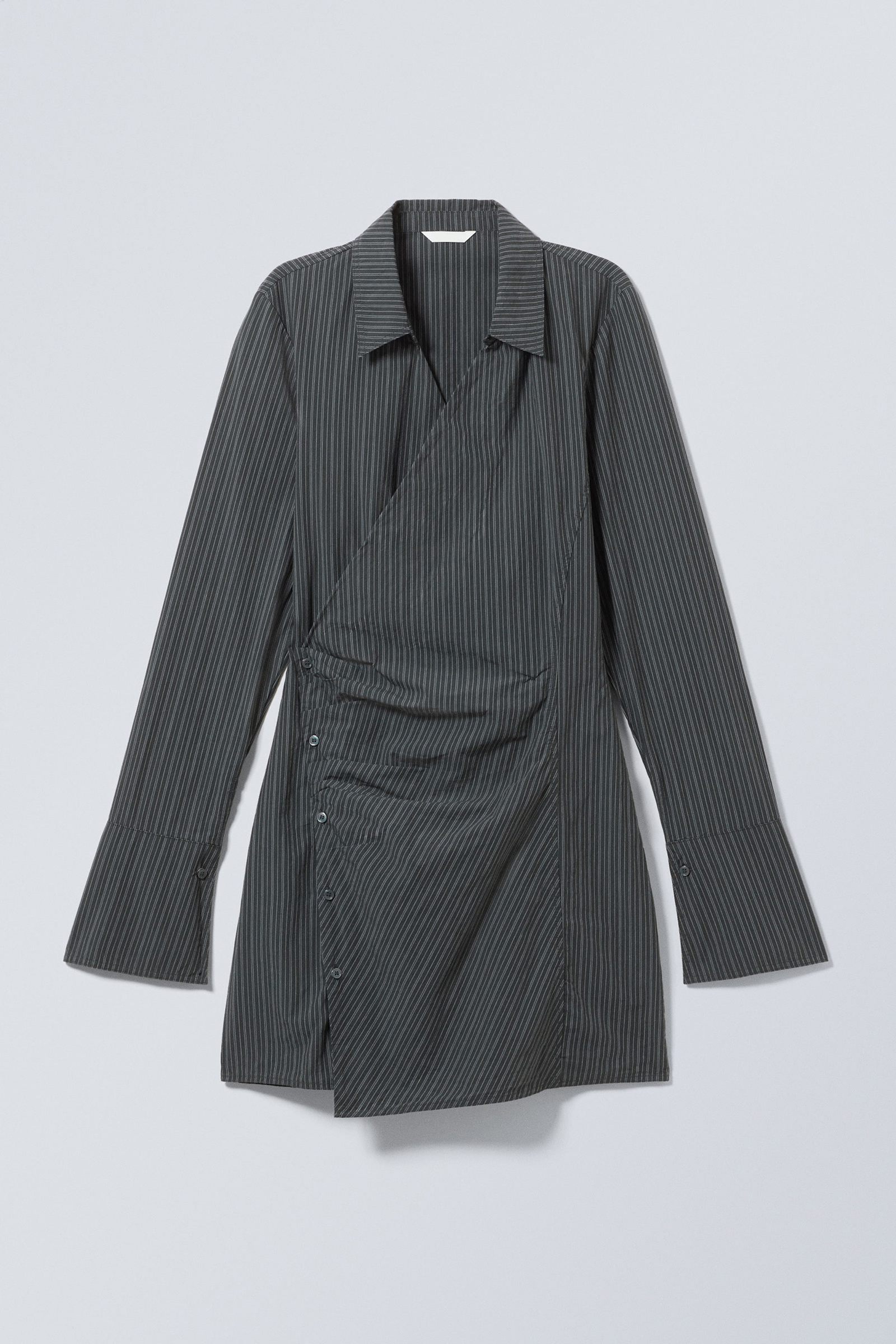 Asymmetric Button Up Dress