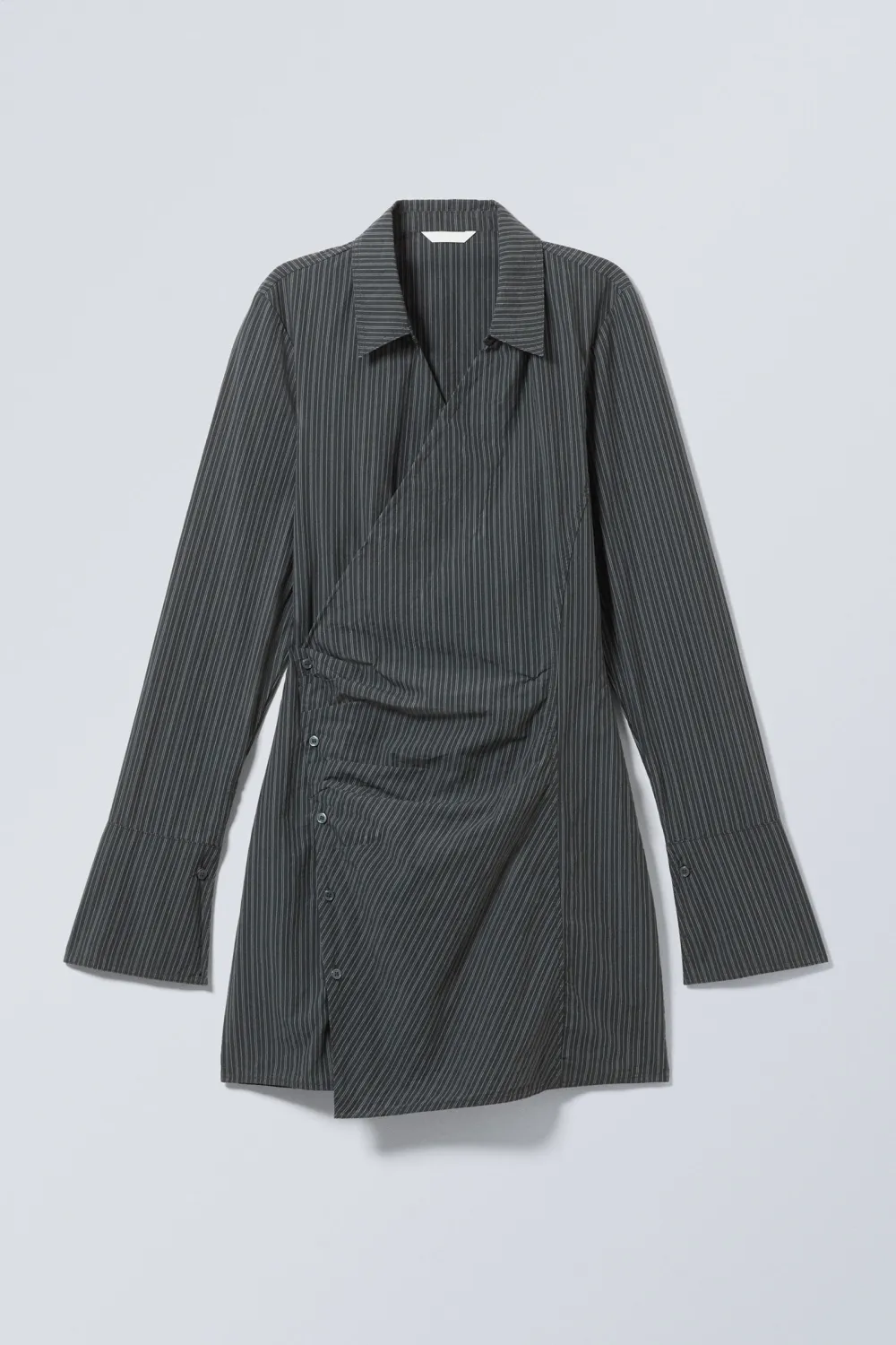Asymmetric Button Up Dress