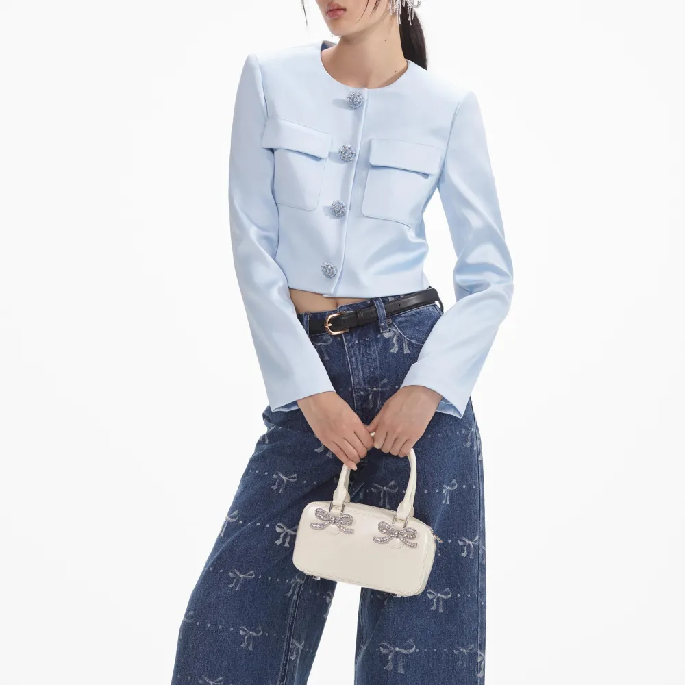 Bow Print Jeans