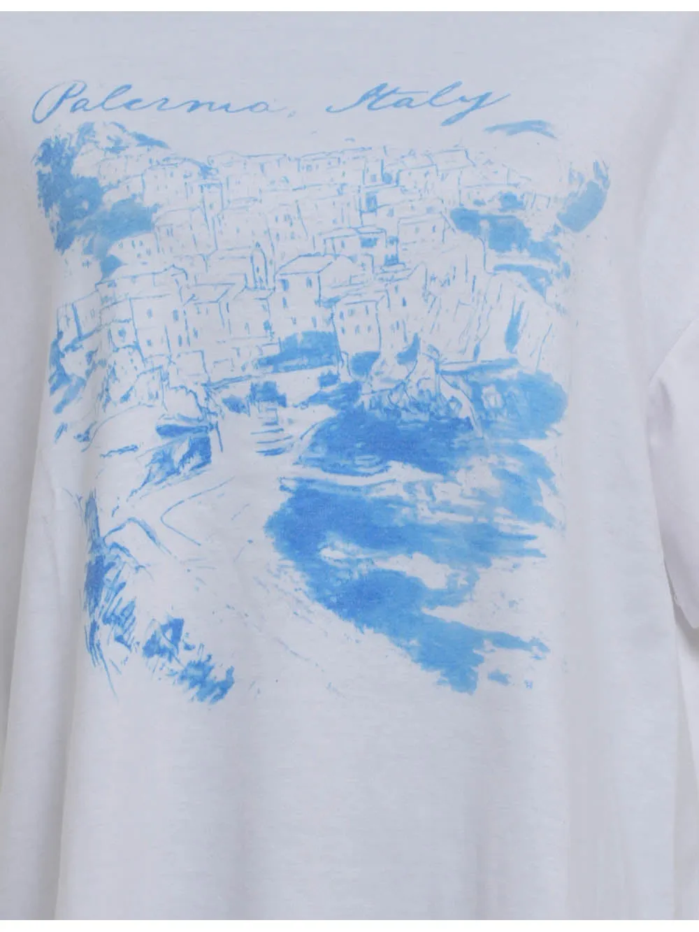 Abstract Graphic Pullover Short Sleeves Chic T-shirt