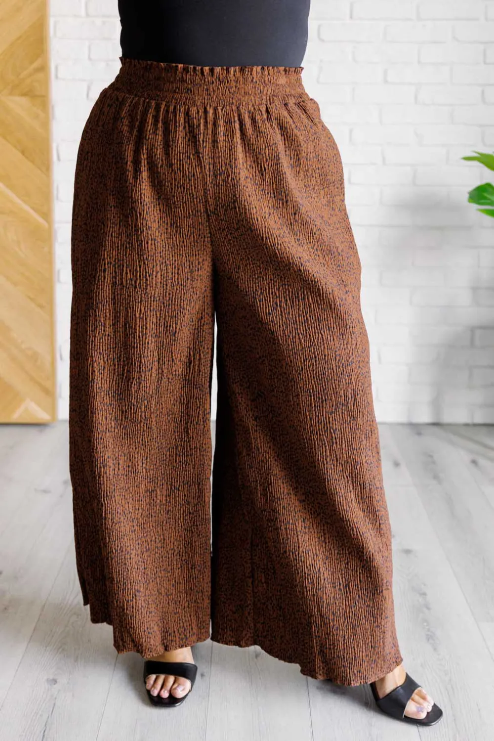 Harmony High Rise Wide Leg Pants In