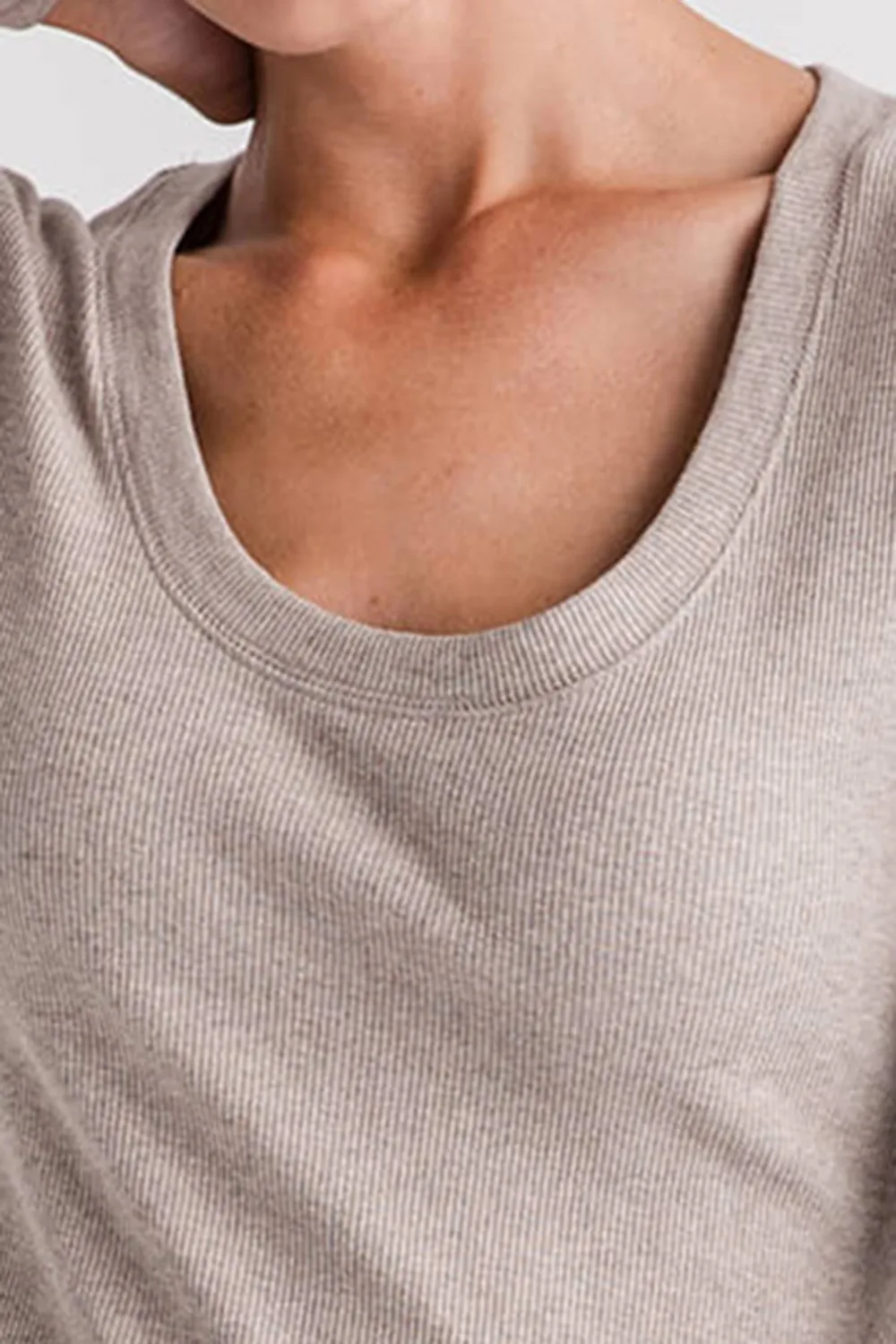 Z Supply Sirena Rib LS Tee - black