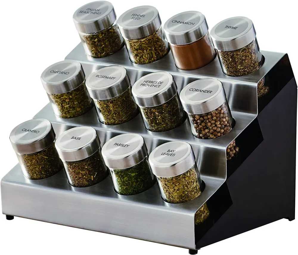 (Store Closing Sale) [🎁GIFT]Rotary 20-tank counter top rack tower organizer