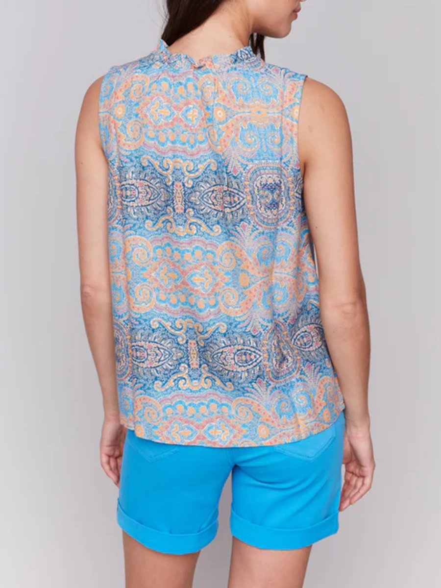 Soft And Comfortable Retro Pattern Women's Vest