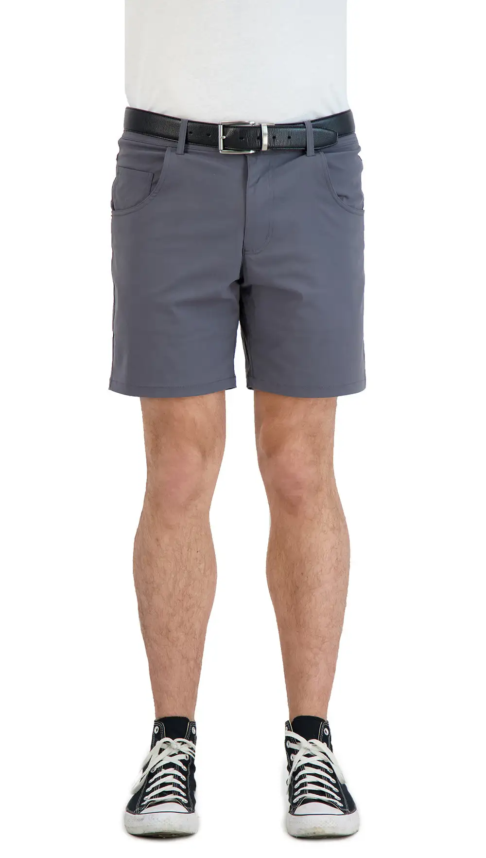 Smart Casual Stretch Denim Shorts