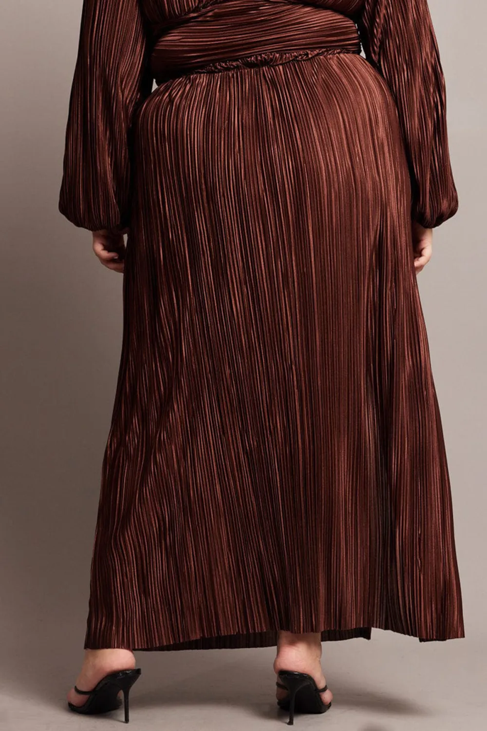 Black Ragtag Pleated Mini Skirt