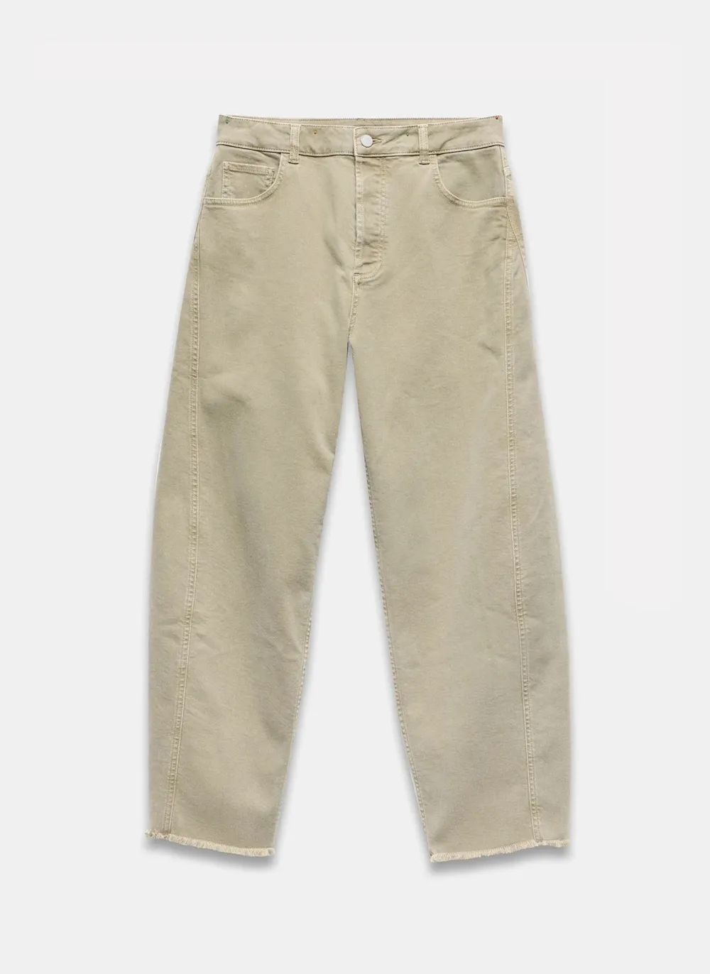Casual Style Wide-Leg Jeans