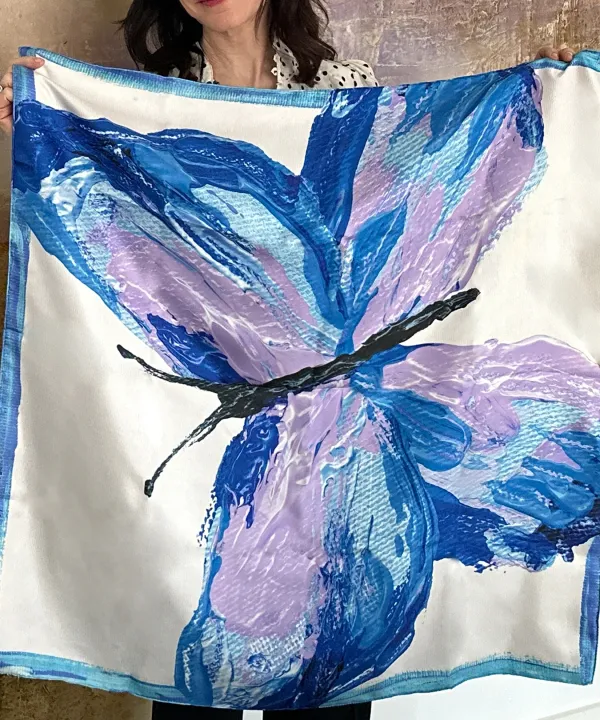 Butterflies Art Graphic Square Scar