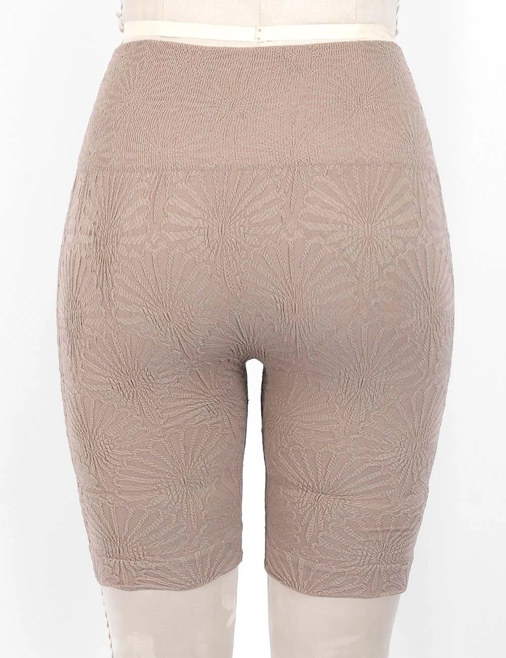 Casual Pattern Elastic Waist Biker Shorts