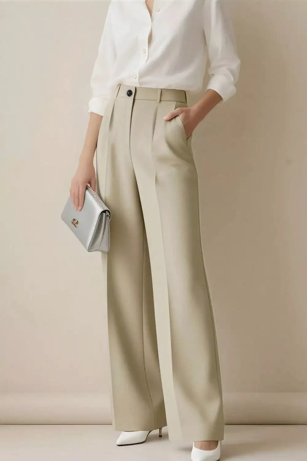 Easygoing High Waisted Wide Leg Pants