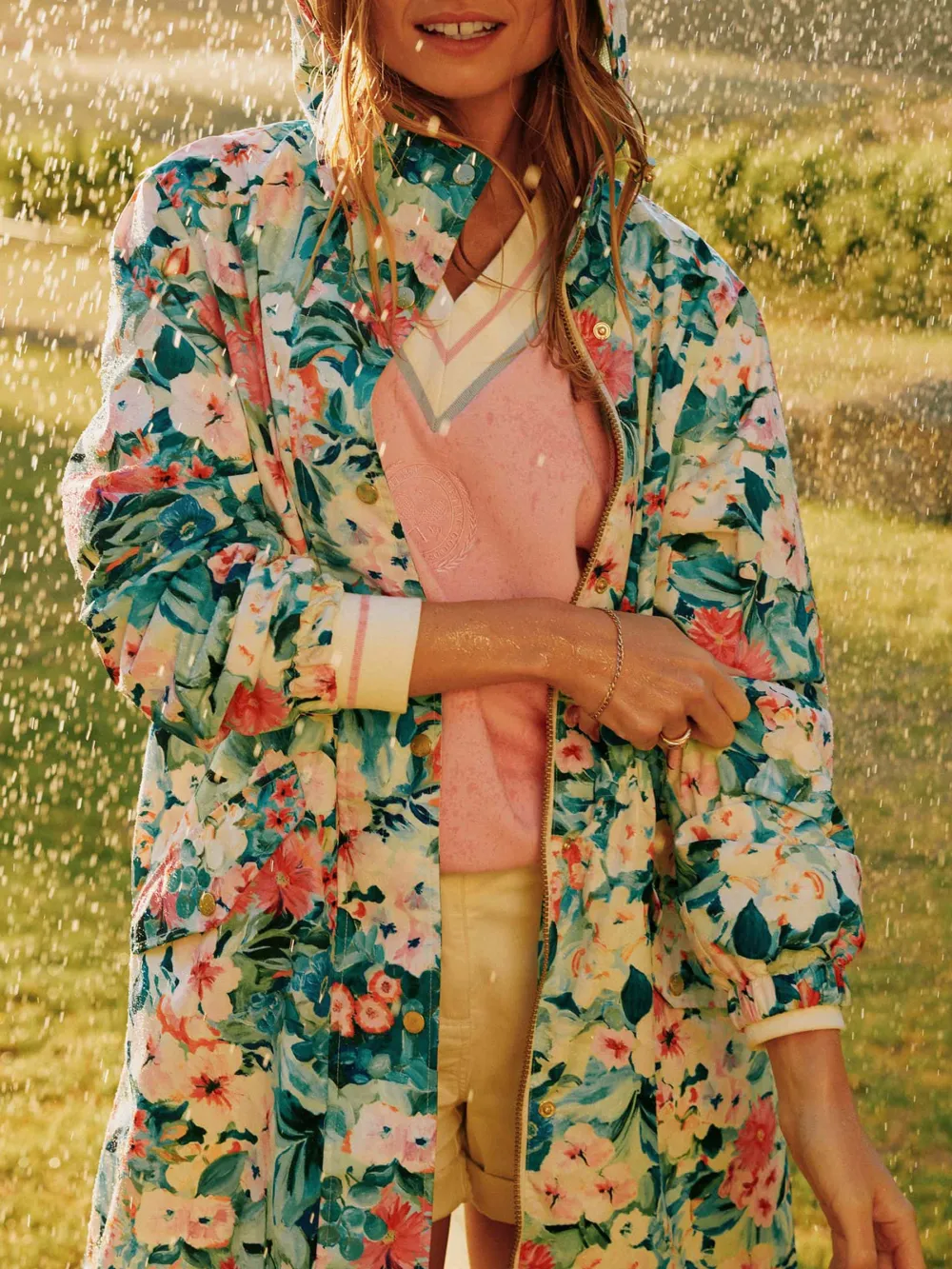 Waterproof And Foldable Raincoat With Hood