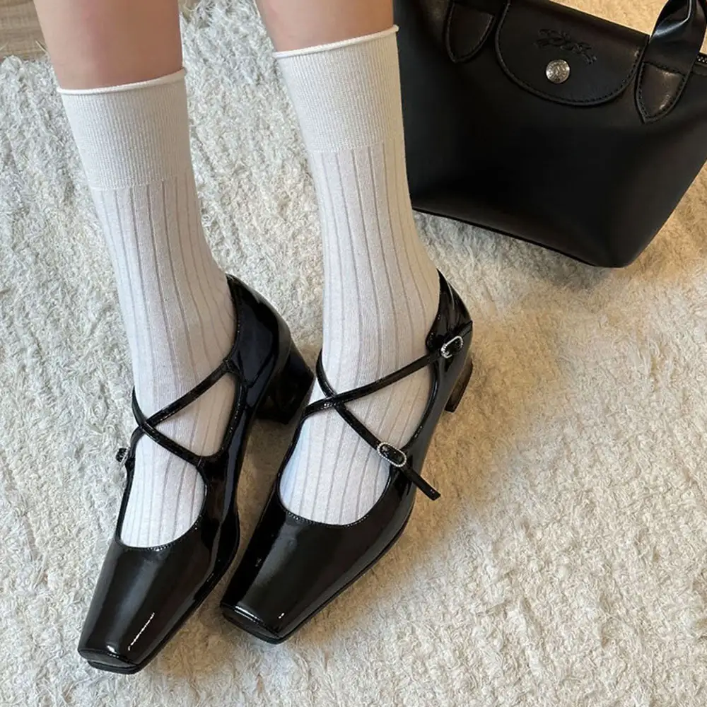 Old Money Cross Strap Mary Janes
