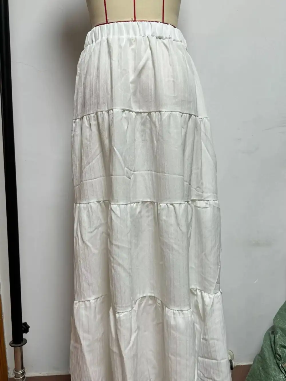 Modern Tiered Flowy Maxi Skirt