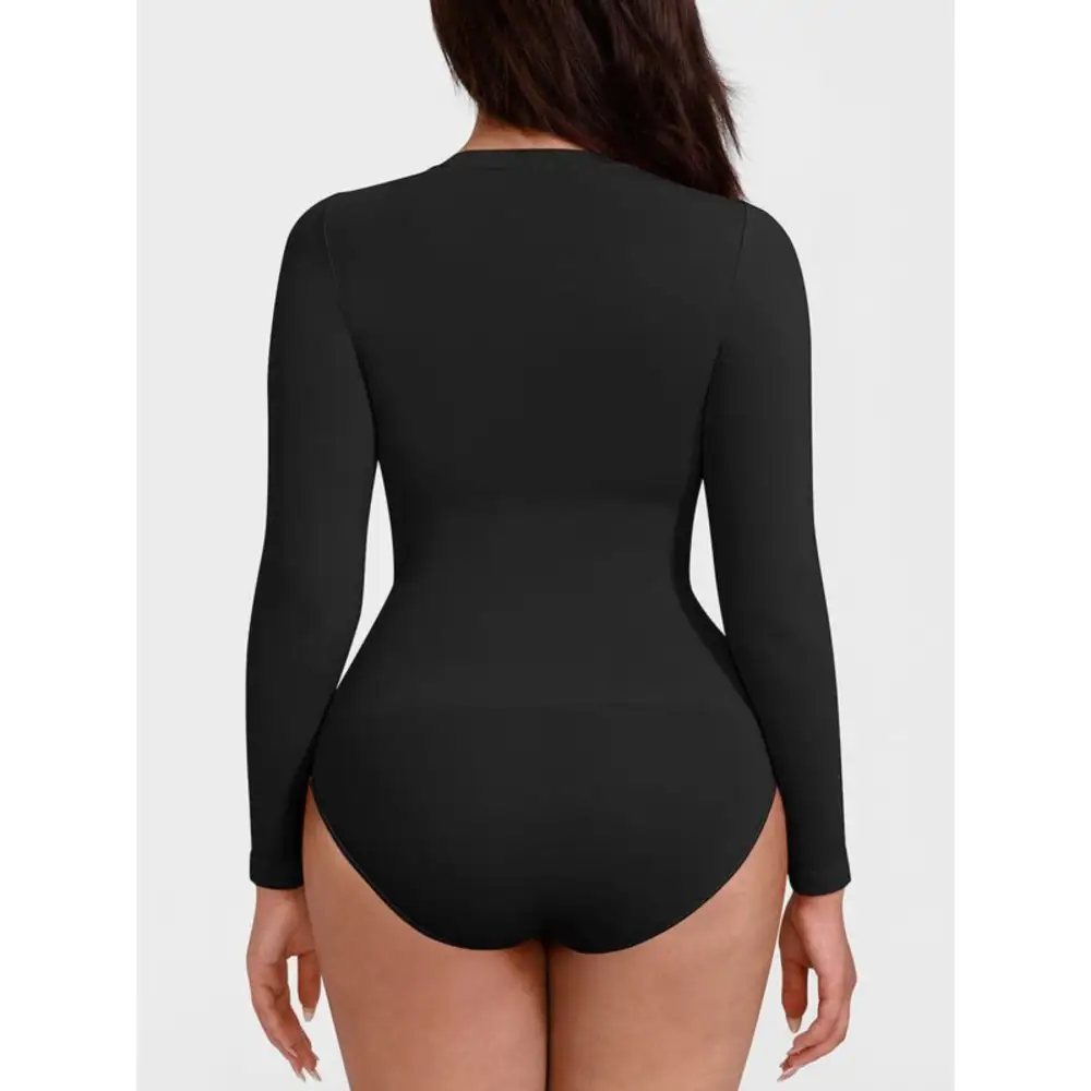 Contour Fit Long Sleeve Shaping Bodysuit