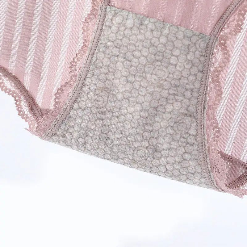 Plus Size High Waist Seamless Breathable Brief Panty