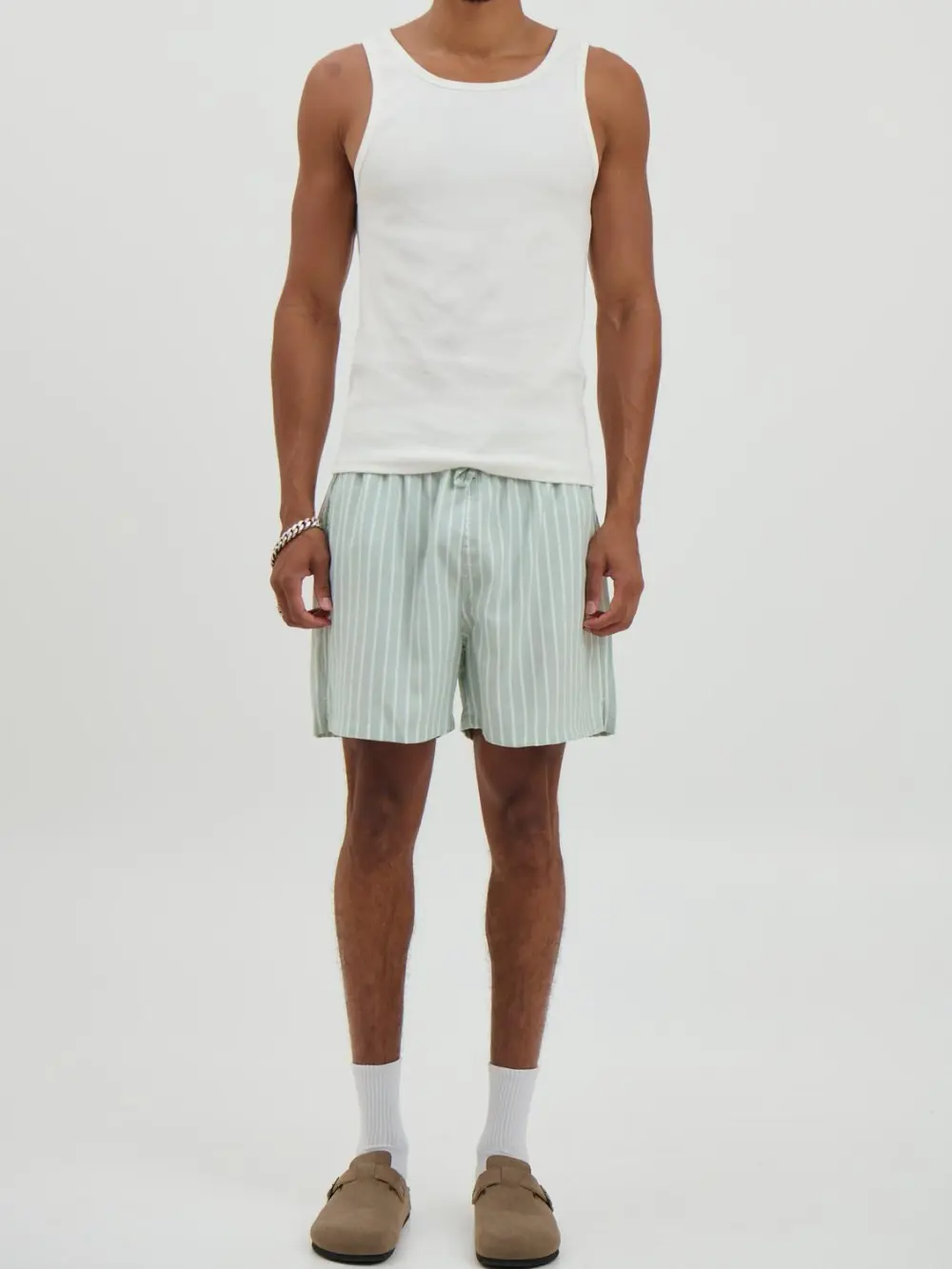 Casual And Daily Comfortable Daily Meo Mint Shorts