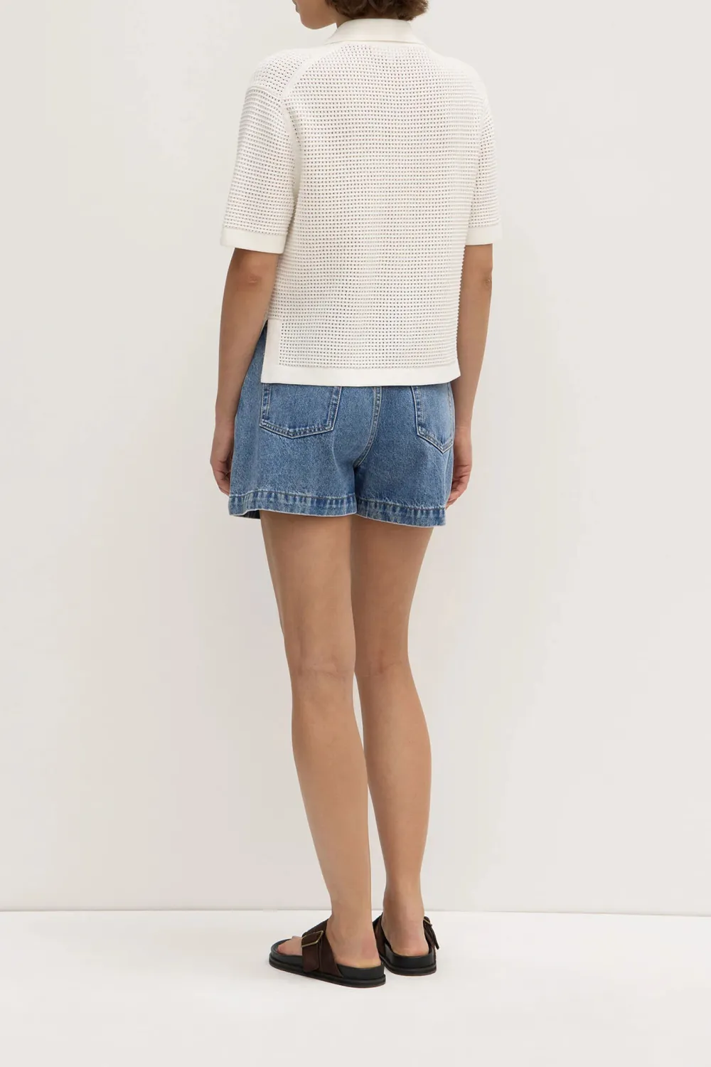 Side Opening Short Sleeved Shirt