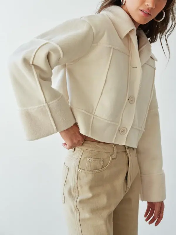 Sherpa Cropped Jacket