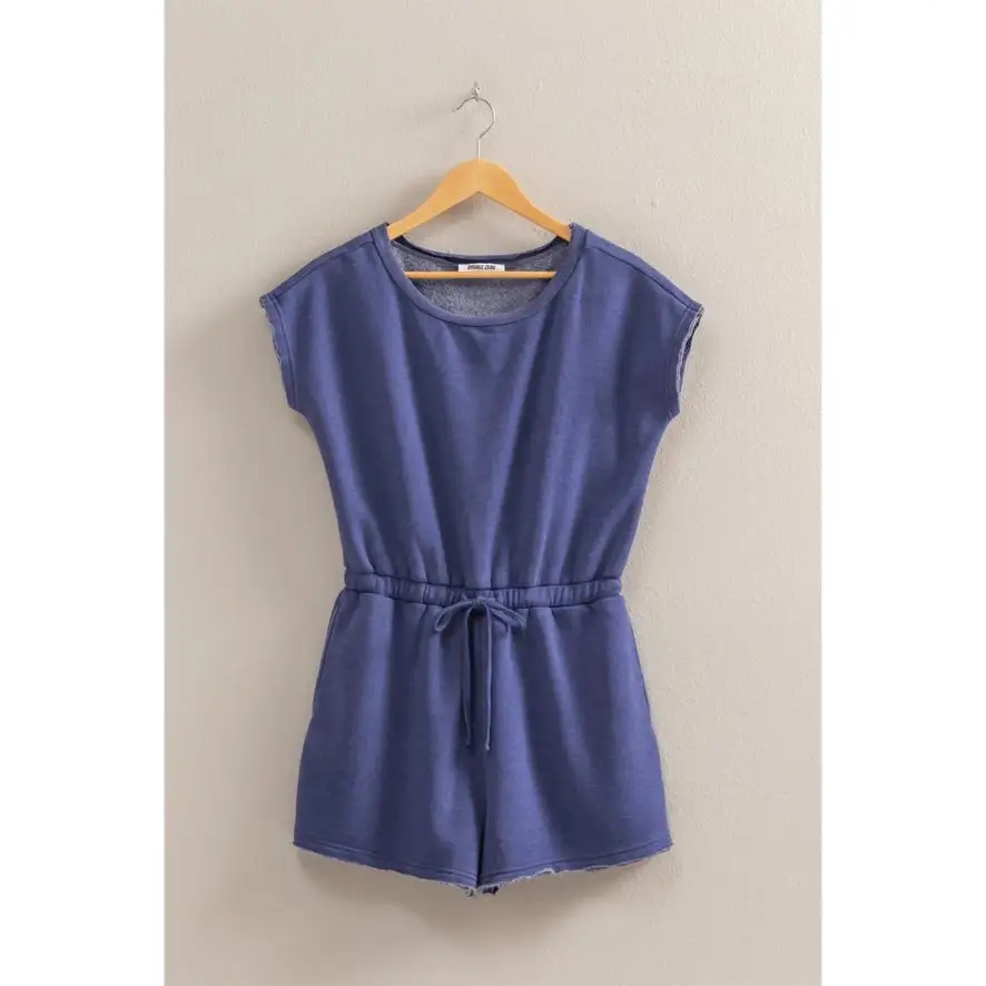 Roomy Drawstring Flowy Casual Romper
