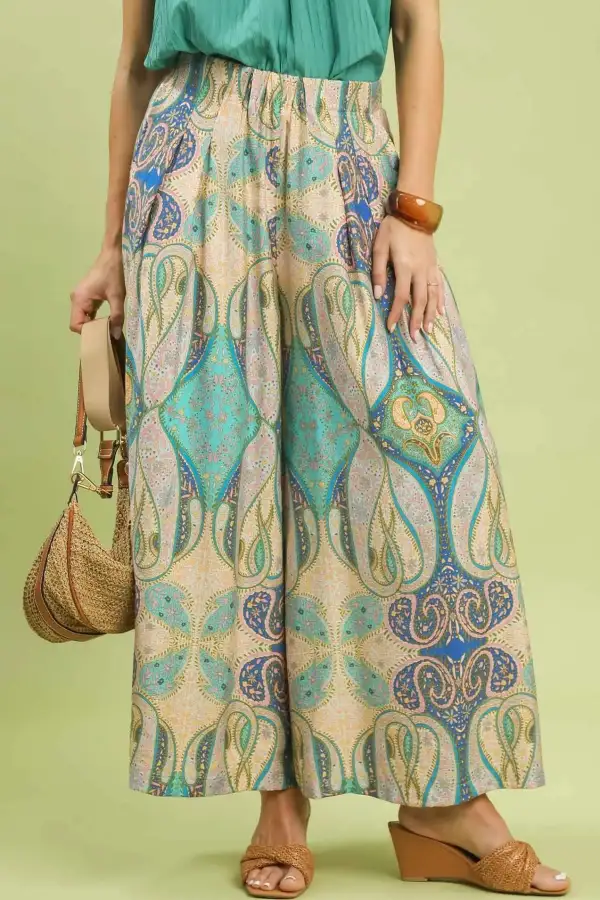 Woven Nylon Roomy Casual Skirt