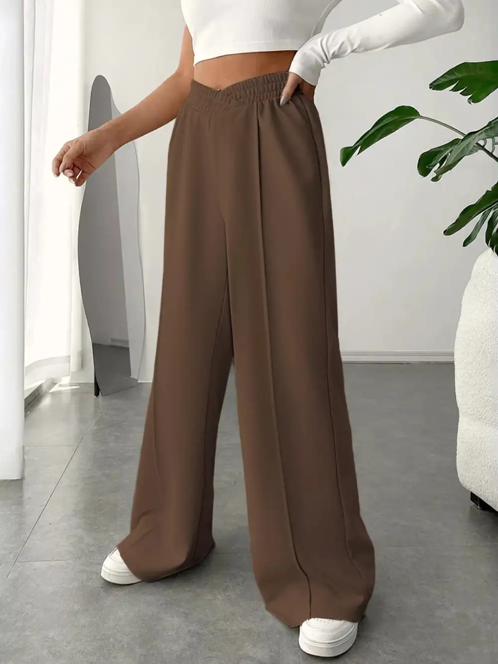 Everyday Wide Leg High Waist Pants