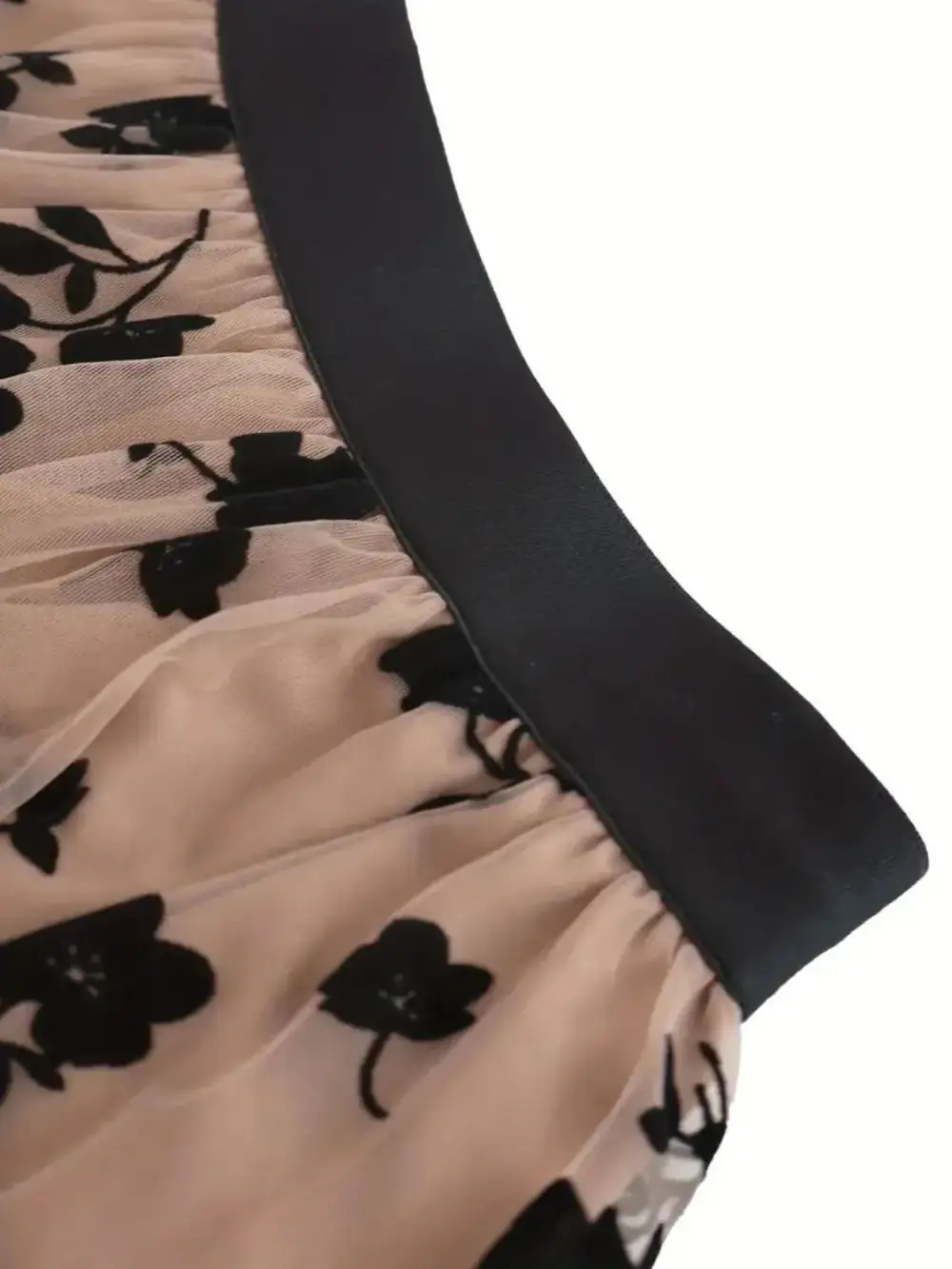 Floral Print High Waist Skirt