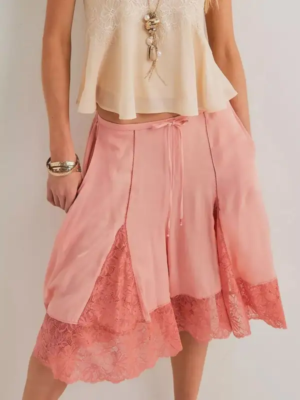 Lace Detail Shorts
