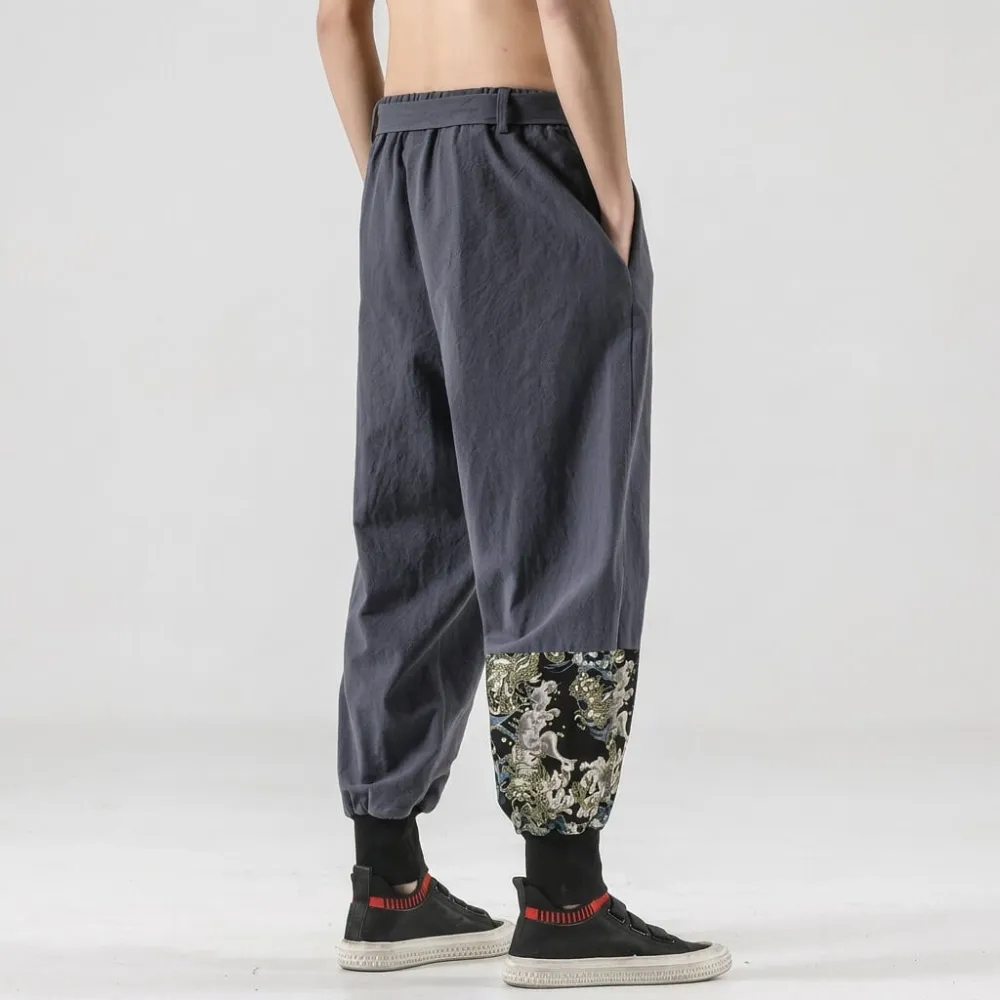 Simple Wrap Waist Pants