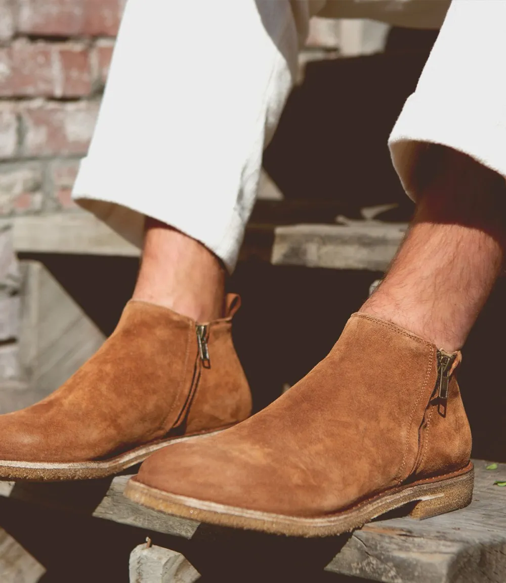 Men's Suede Refined Crafted Ankle Boots