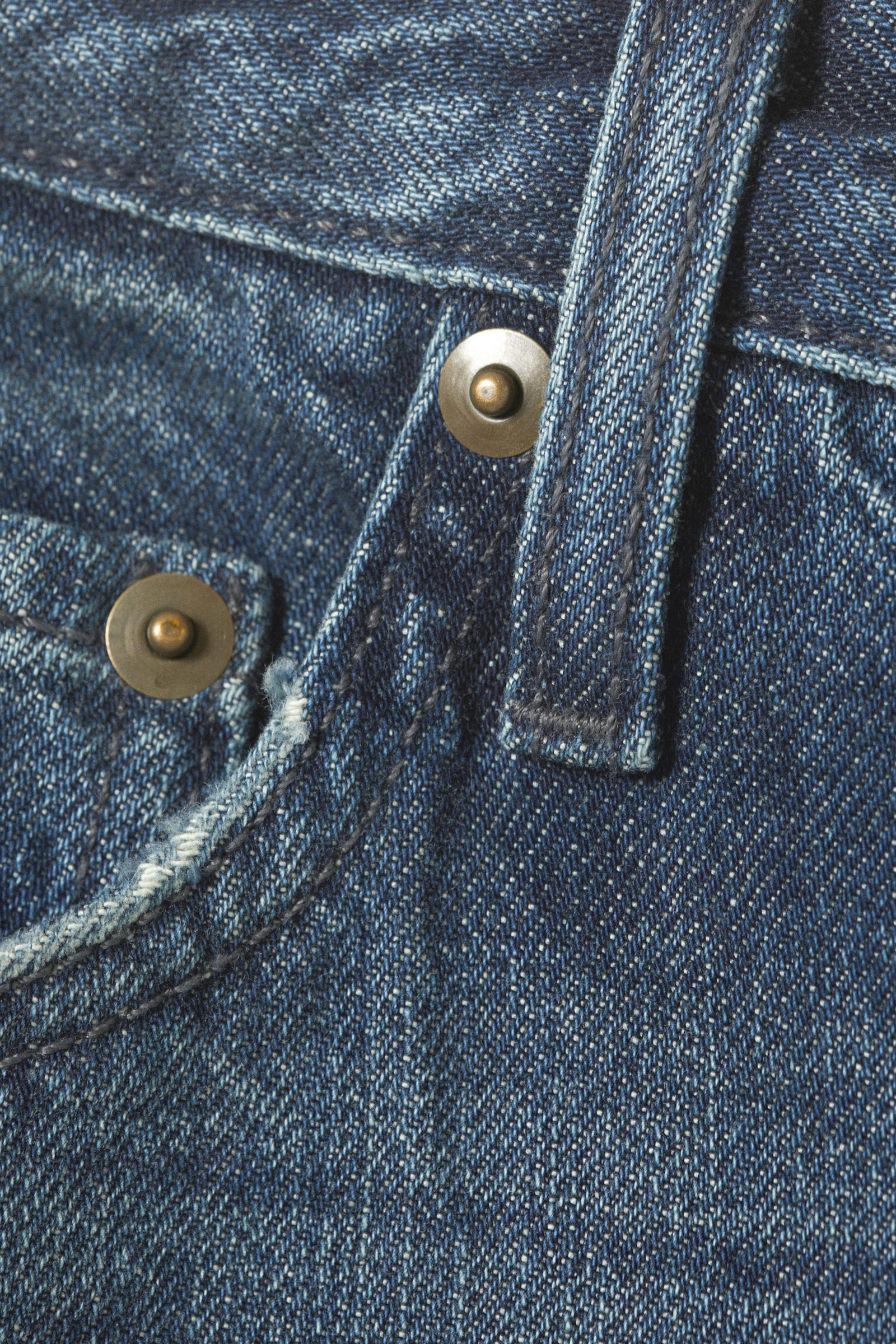Pocketed Mid Waist Bootcut Jeans