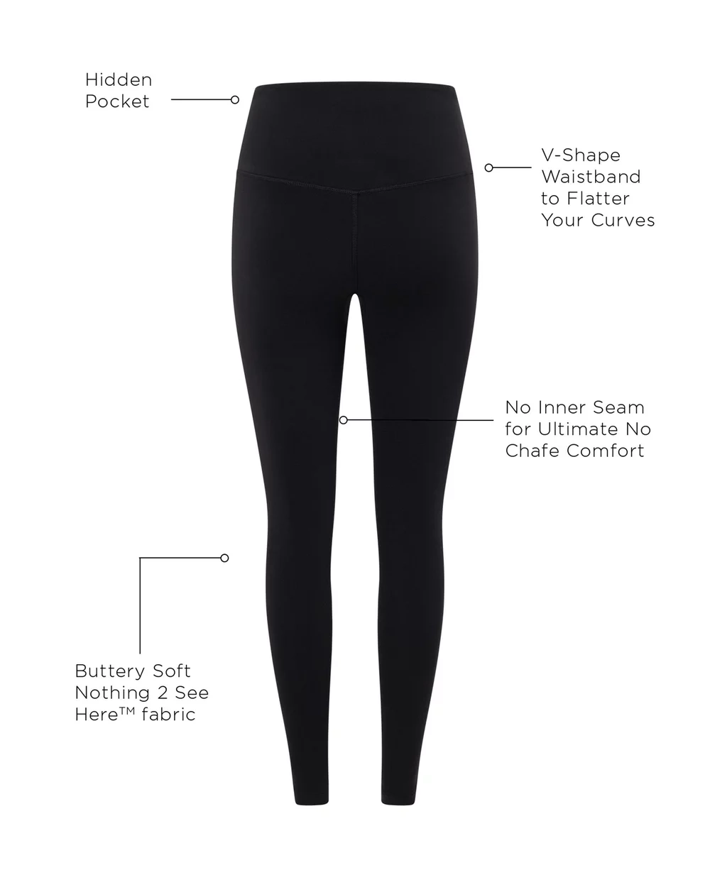 Lotus No Chafe Full Length Leggings