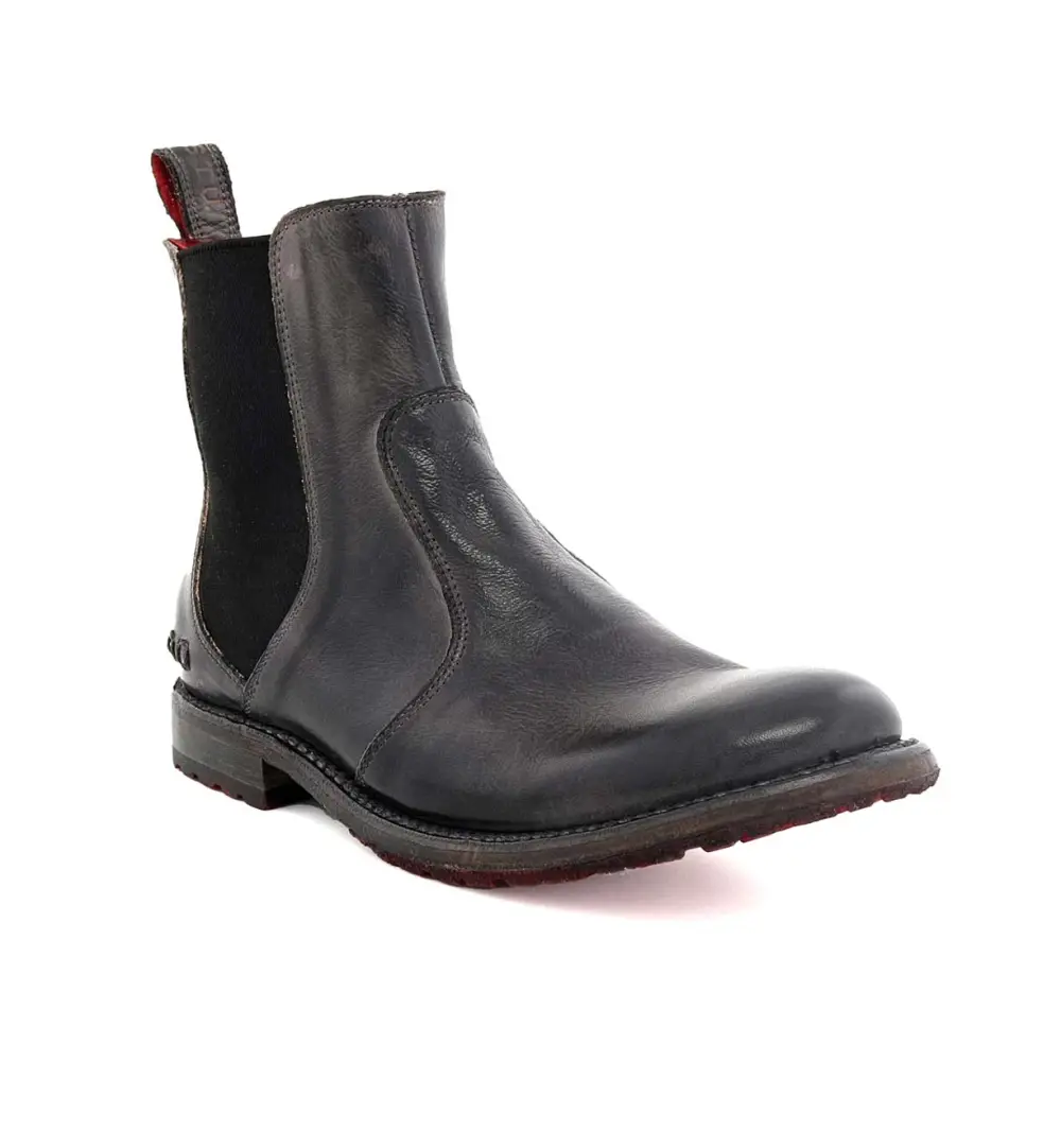 Slip-On Distressed Chelsea Boots