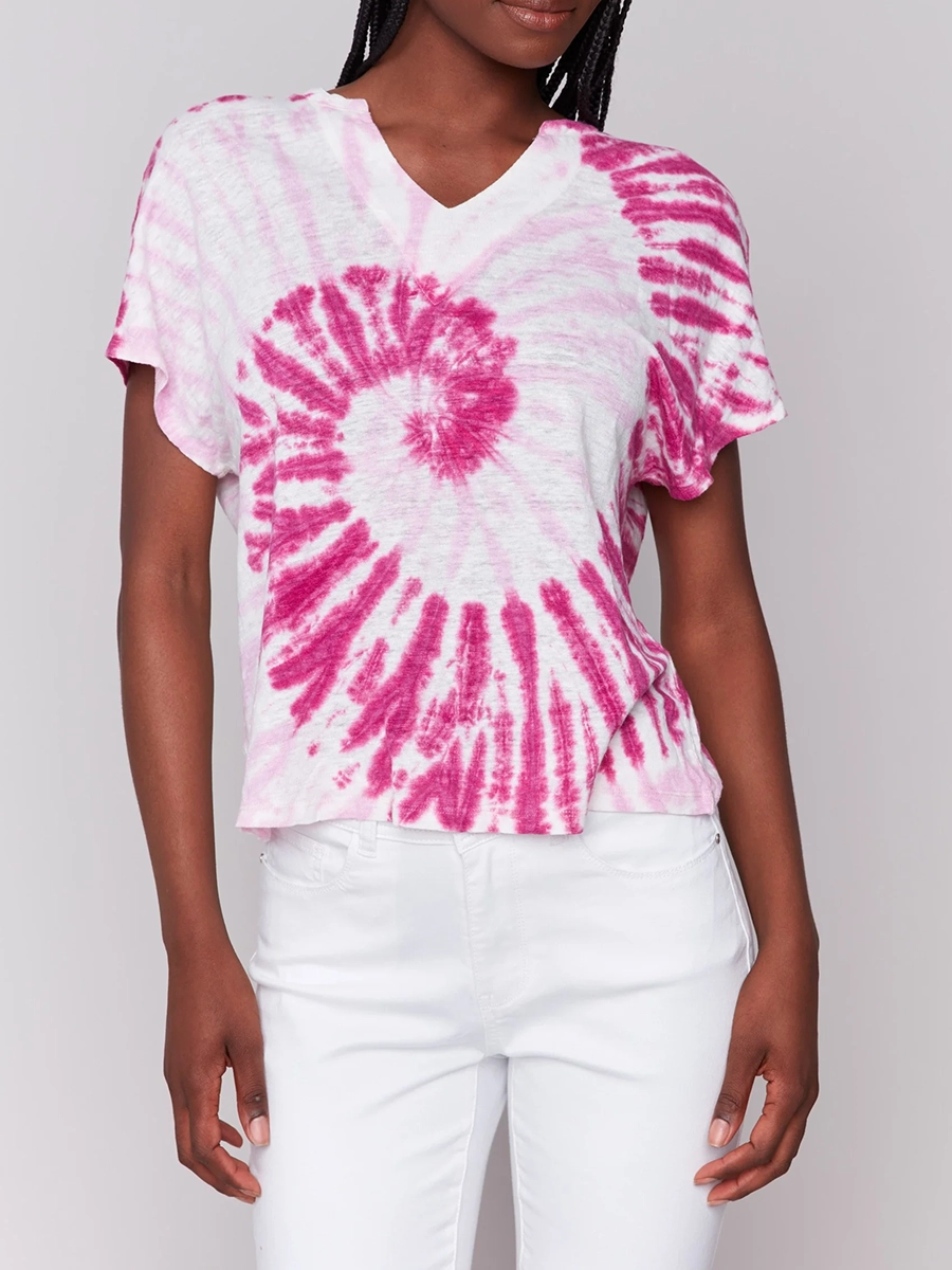 Casual Holiday Fashion V-Neck Linen Short Sleeve