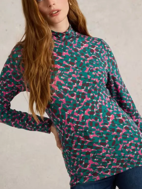 Slight Stretch Turtle Neck T-Shirt