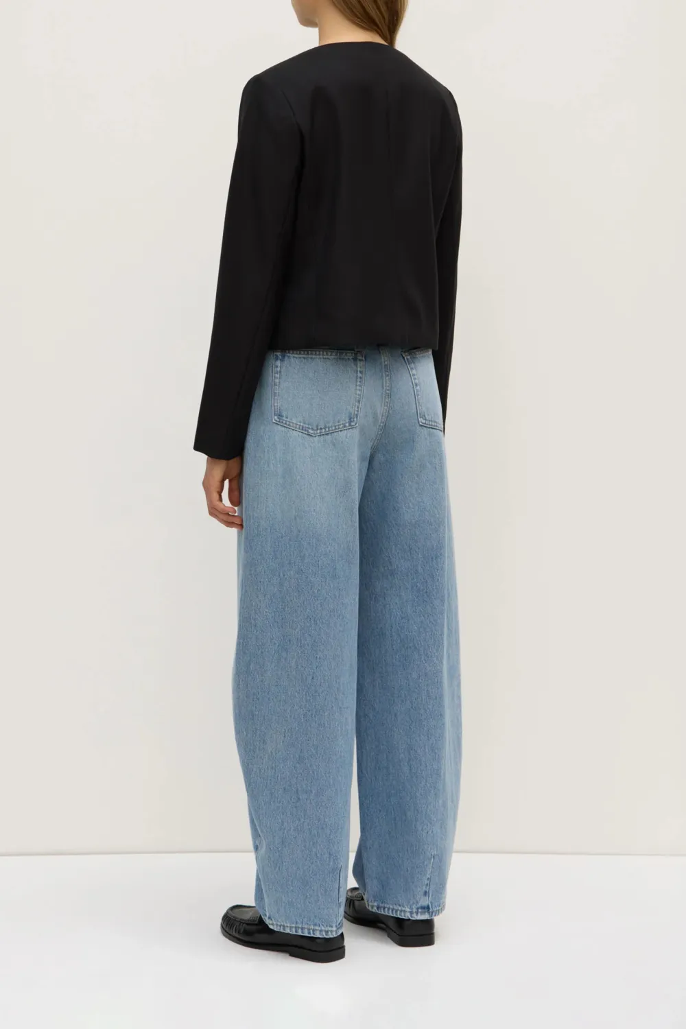 Round Neck Loose Jacket