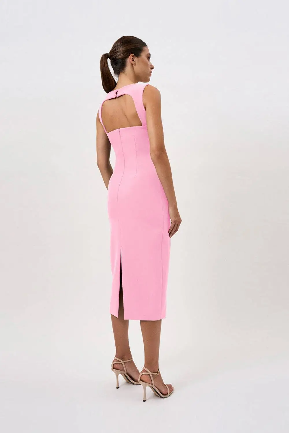 Elara Curve Structure Midi Dress