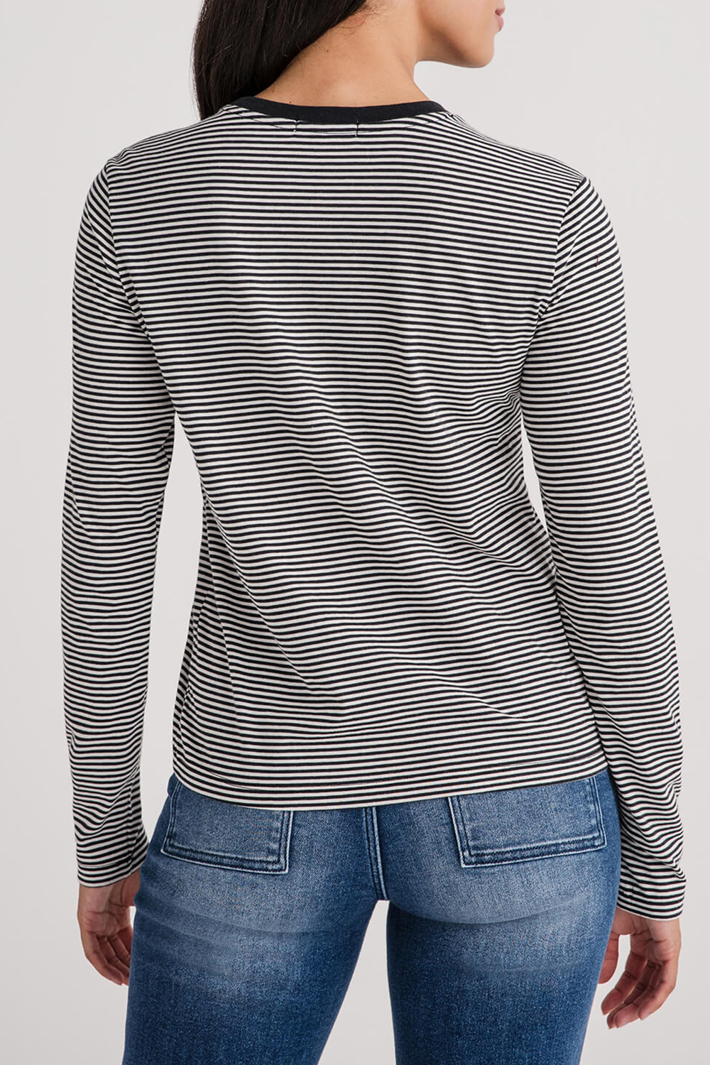 Z Supply Sailor Stripe LS Top - black