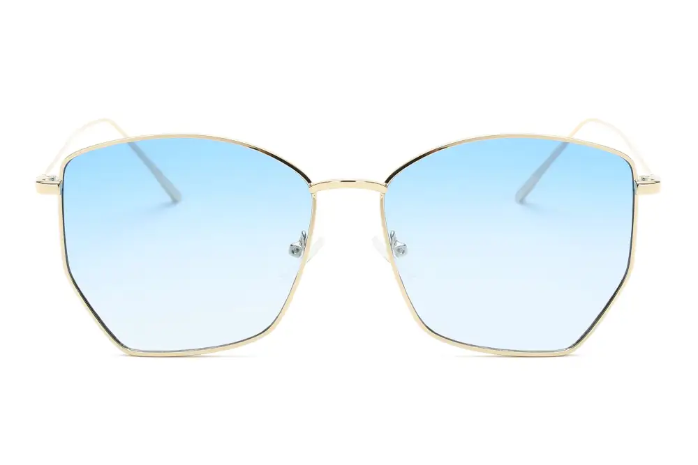 Oversized Geometric Cat-Eye Sunglasses
