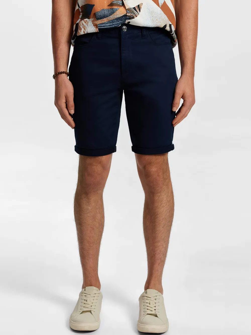 Petrol Casual Style Denim Short