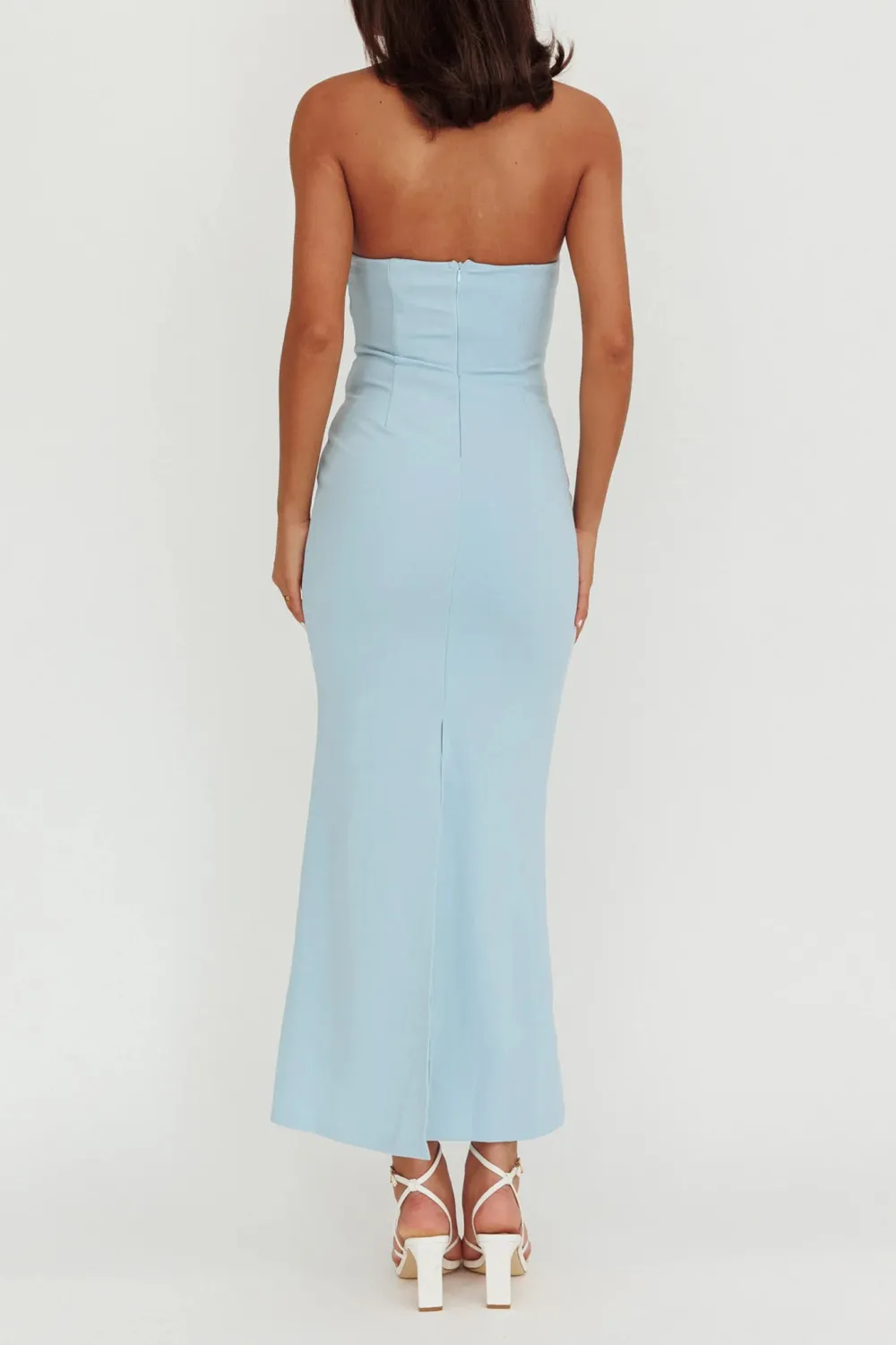 Versatile Casual Solid Color Off-Shoulder Long Skirt