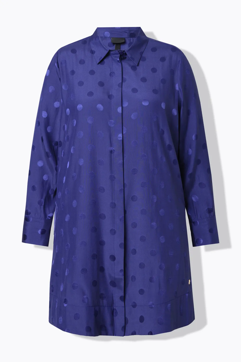 Hidden Button Placket Shirt