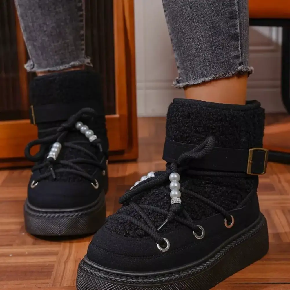 Classic Lace-Up Platform Boots